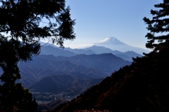 扇山からの富士山