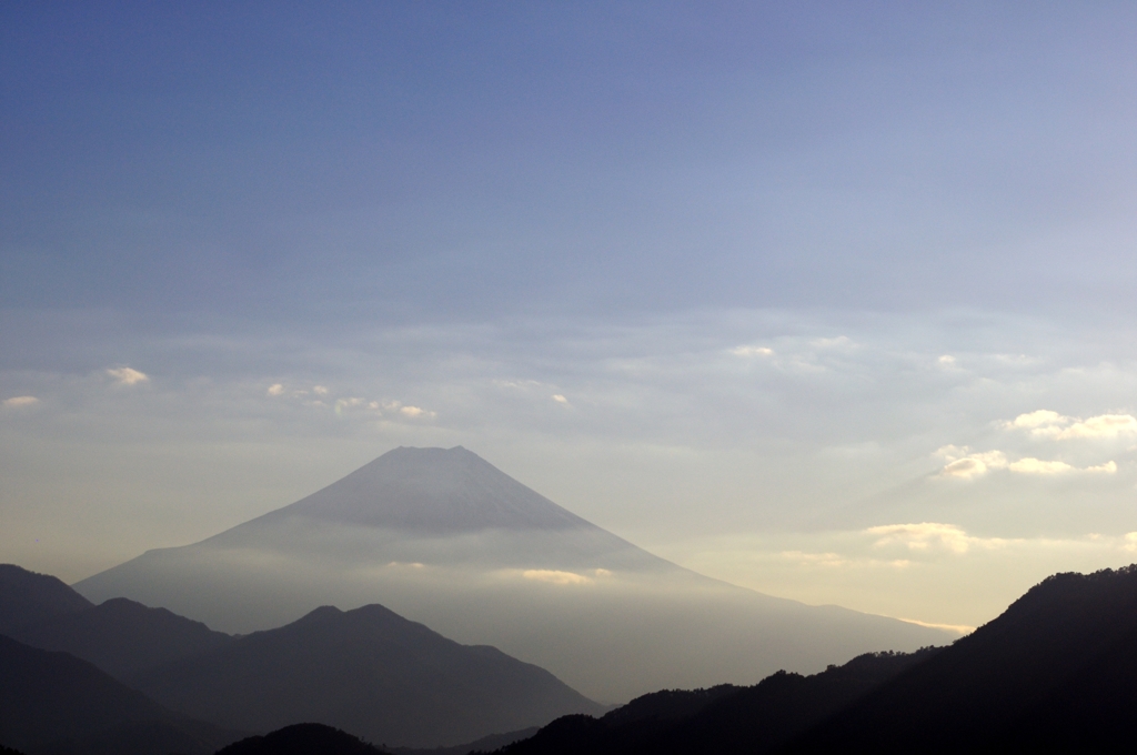 岩殿山からの富士山