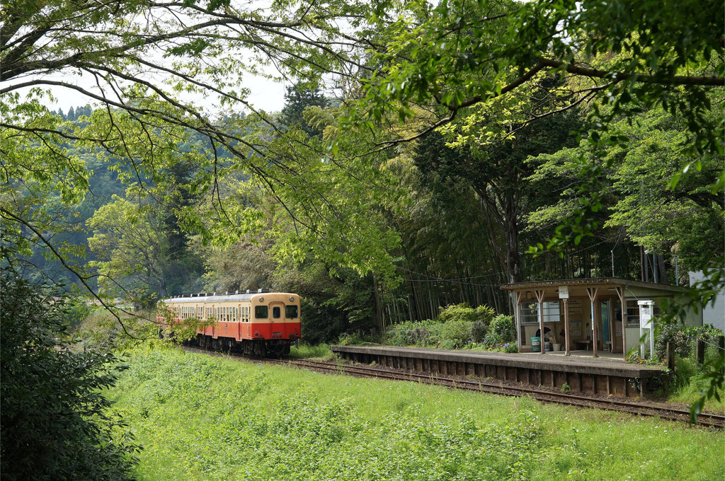 山間の駅