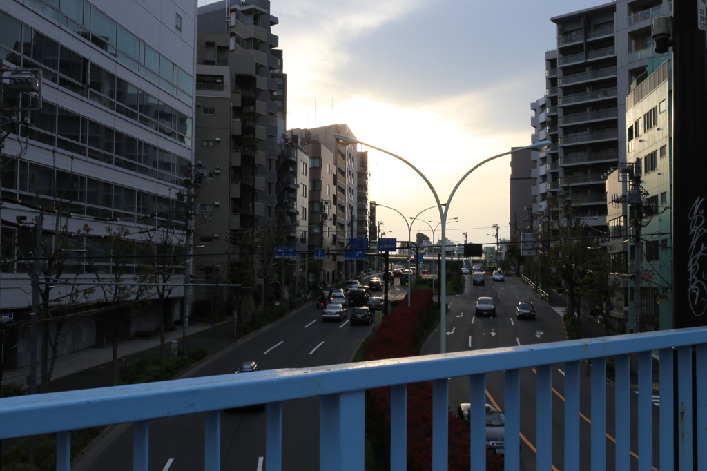 夕暮れ