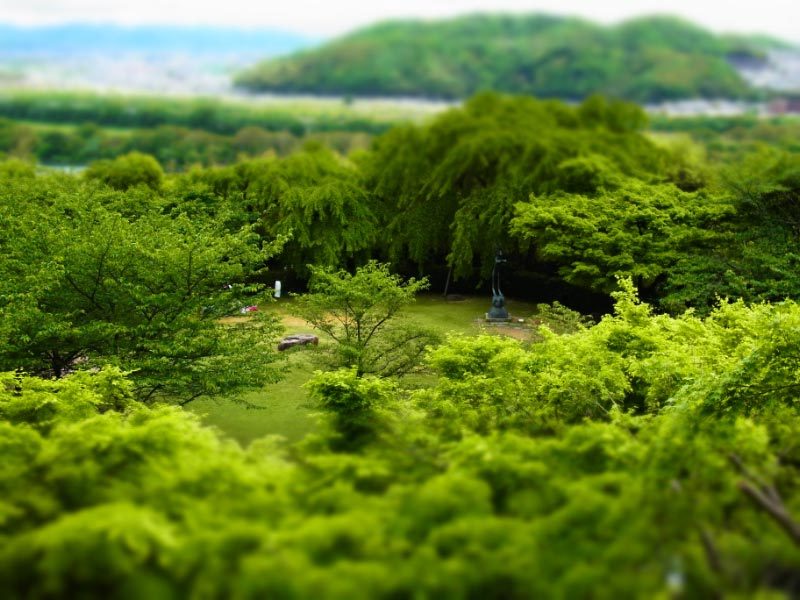 大山崎山荘美術館からの眺め