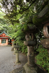 千本鳥居入口にて。