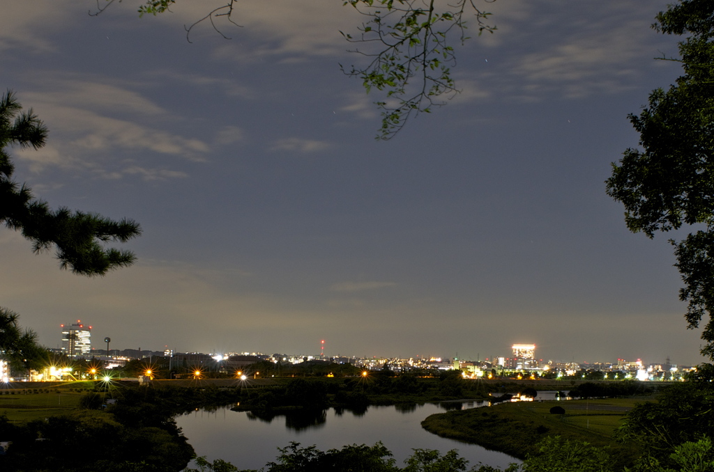 会社帰りの夜景