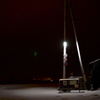 夜　雪　光