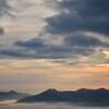 朝日と雲海