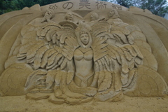 センターが日村　砂の美術館