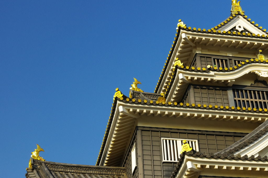 岡山城（烏城）②