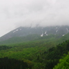 鍵掛峠から～雨に煙る大山～