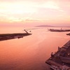ある夏の日の終わり～秋田港～