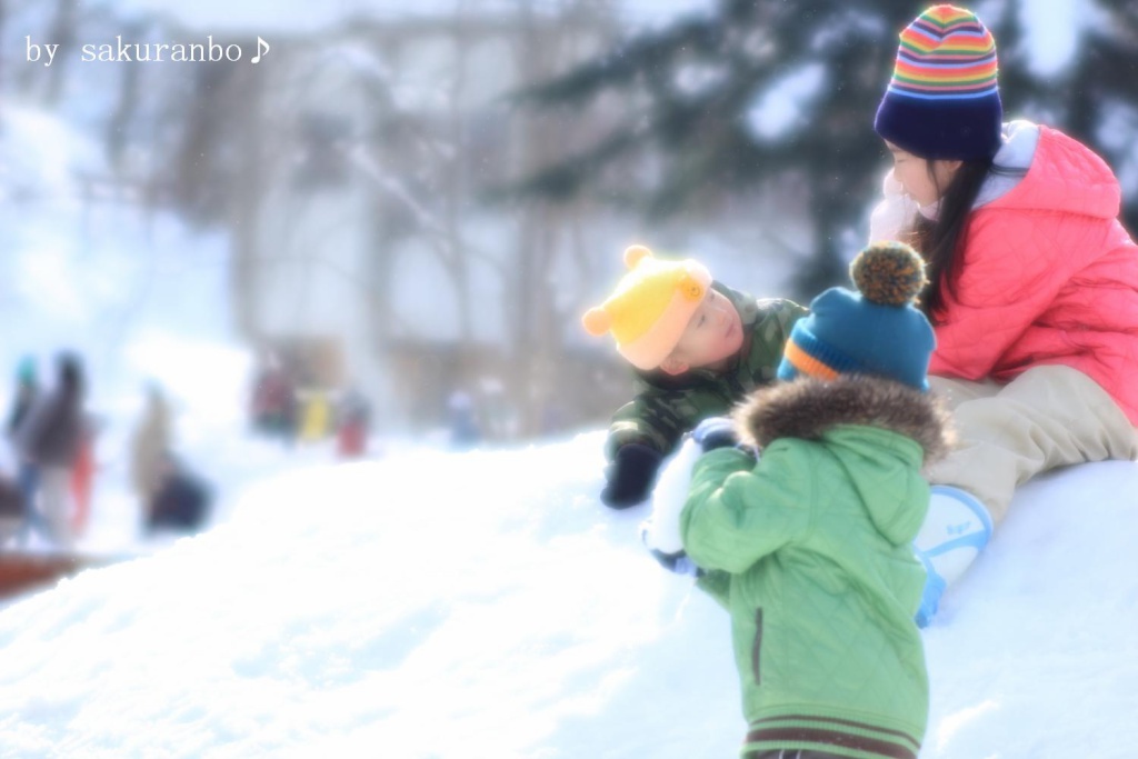 雪国の子どもたち