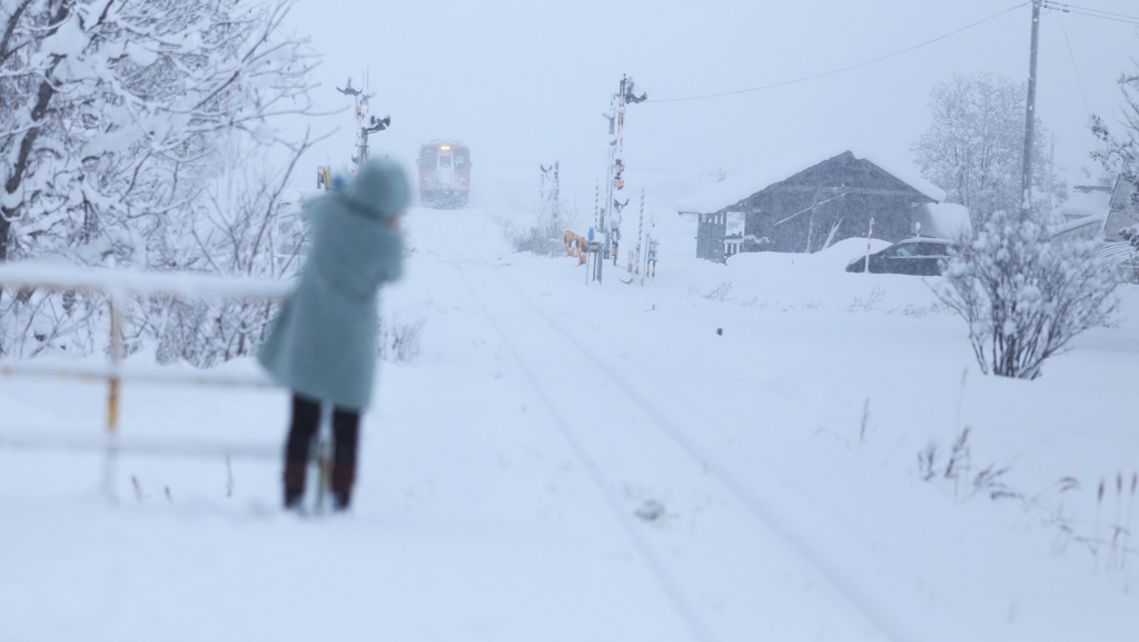 大雪の中を ～秋田内陸線～
