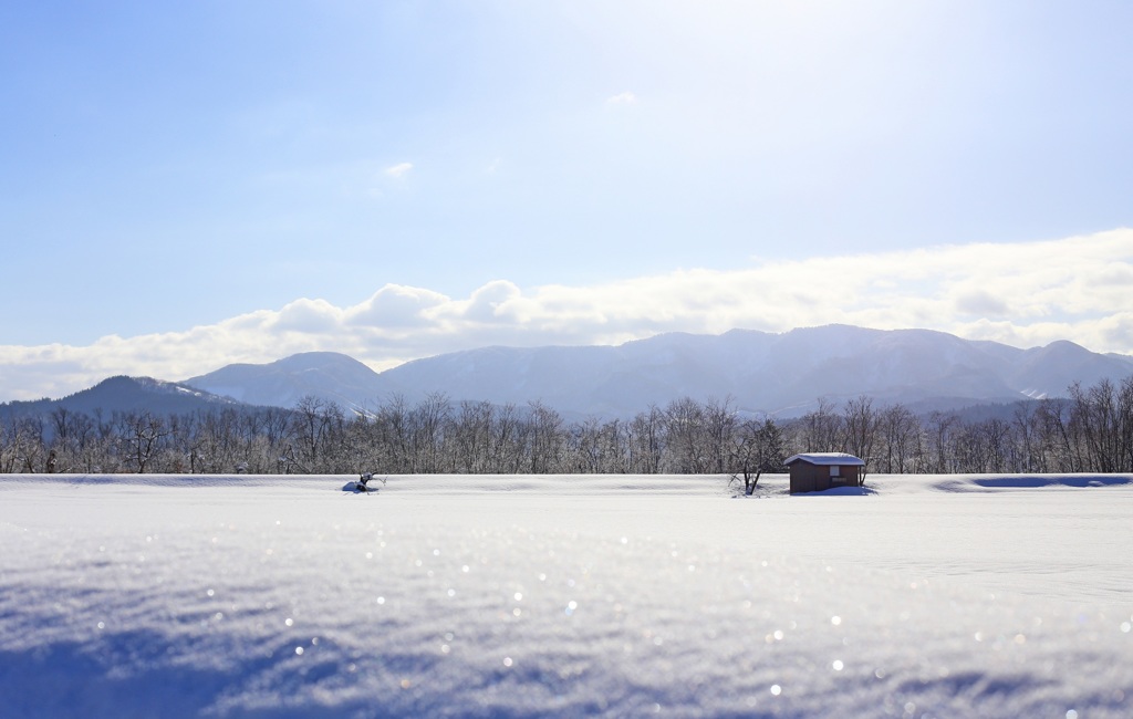 雪原の小さなおうち