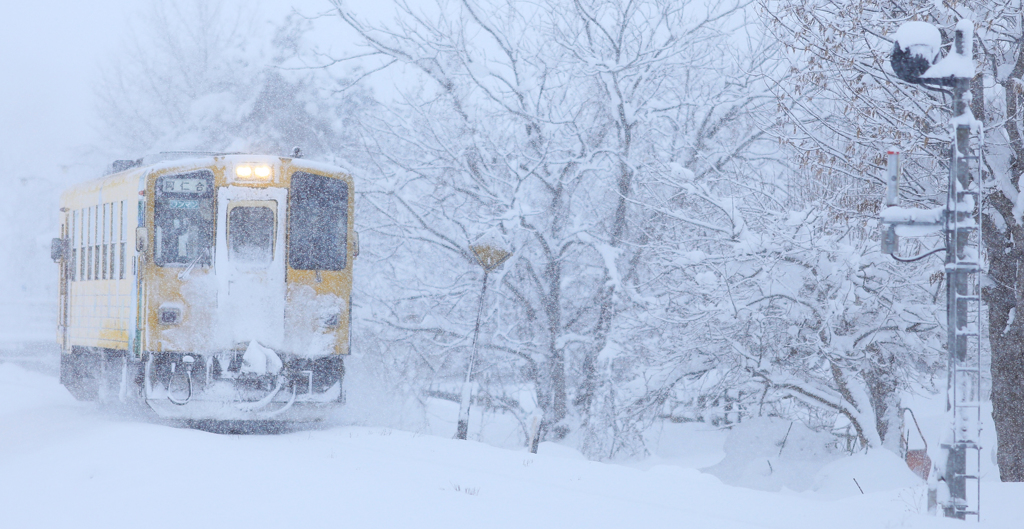 大雪の日 ～秋田内陸線～