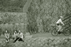 女子とライダーマン