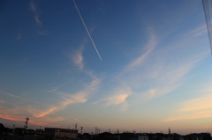 飛行機雲２。