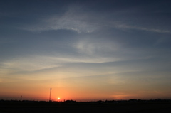 夕暮れ