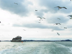 海と、空の間