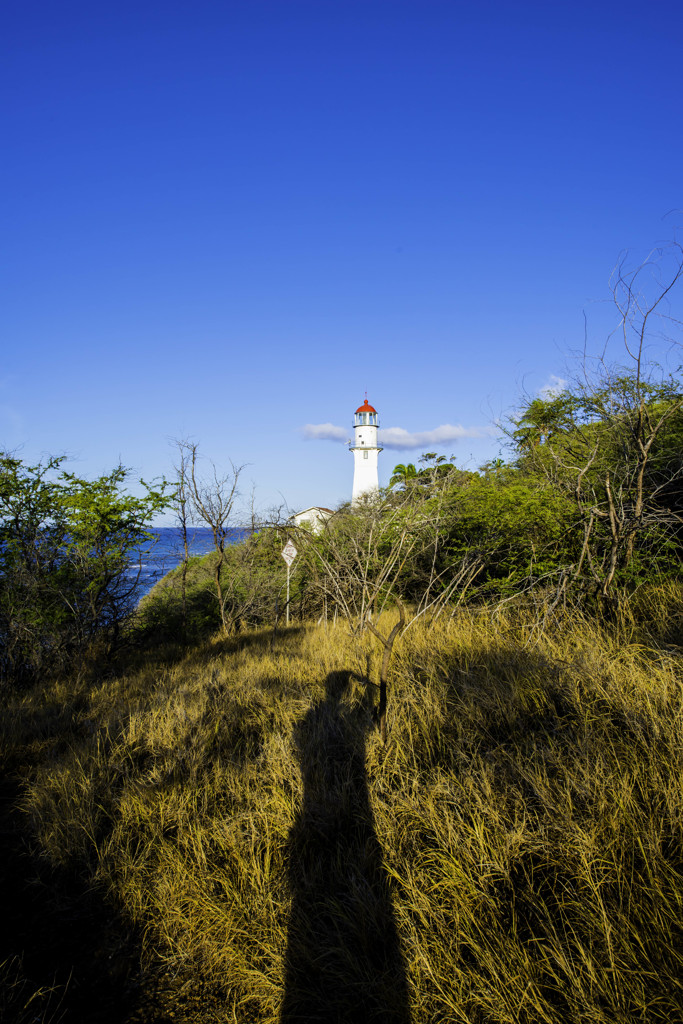 自撮り　ダイアモンド・ヘッド・ライトハウス Diamond Head Light