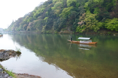 嵐山風景　観覧船