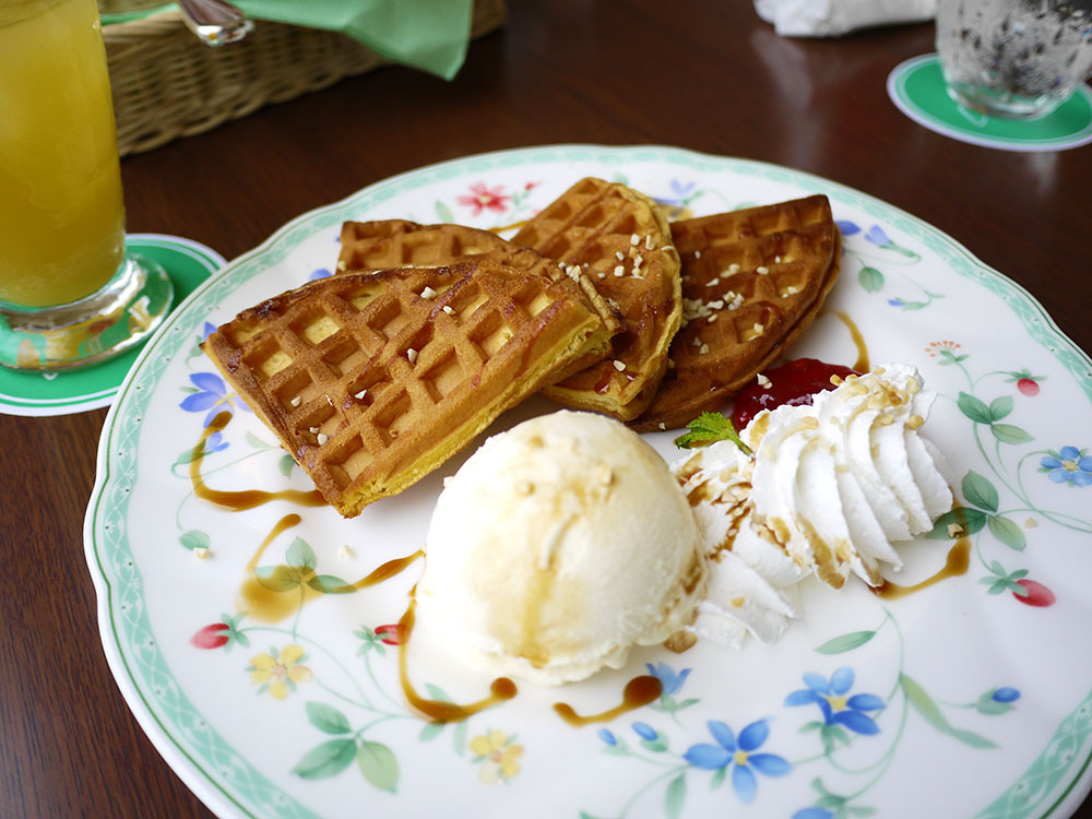 さくさくしておいしいよ～ワッフル