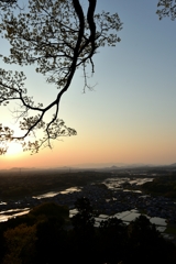 夕暮れ時（縦）