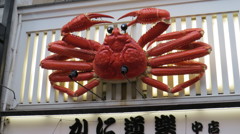 大阪 ３D看板 カニ