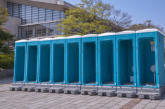 Blue Rest Rooms