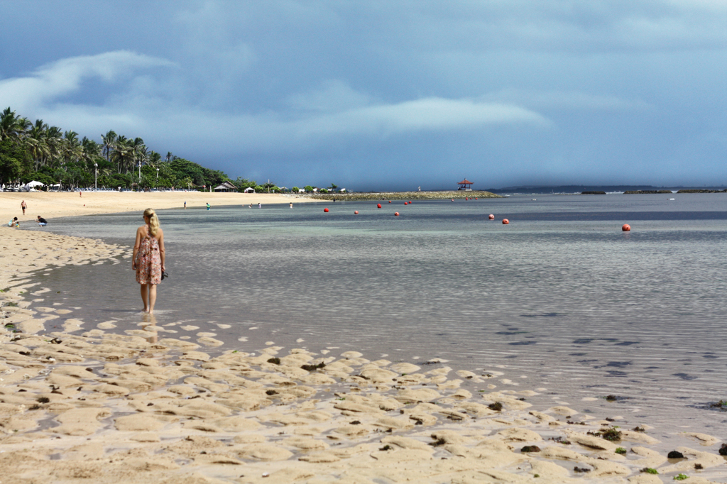バリ　プライベートビーチにて２