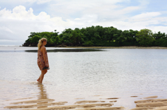 バリ　プライベートビーチにて