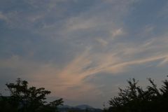 夕方の空