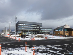 雪の新庁舎