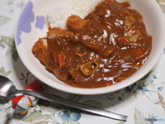 日曜のカツカレー