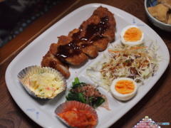 今夜はとんかつ