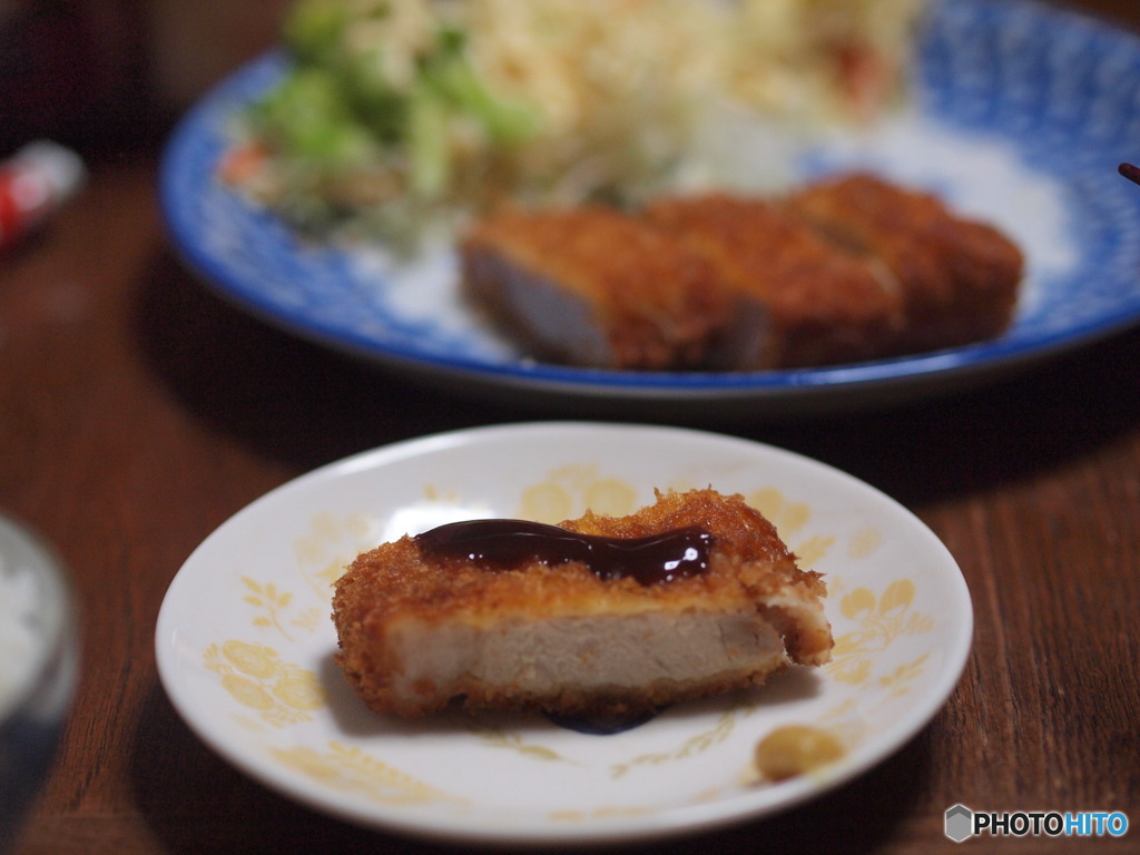 今夜はとんかつ