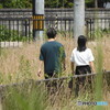 微妙な距離の二人