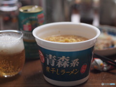 昼は青森煮干しラーメン
