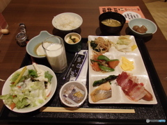 朝食もバイキング