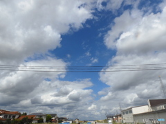 今日の雲