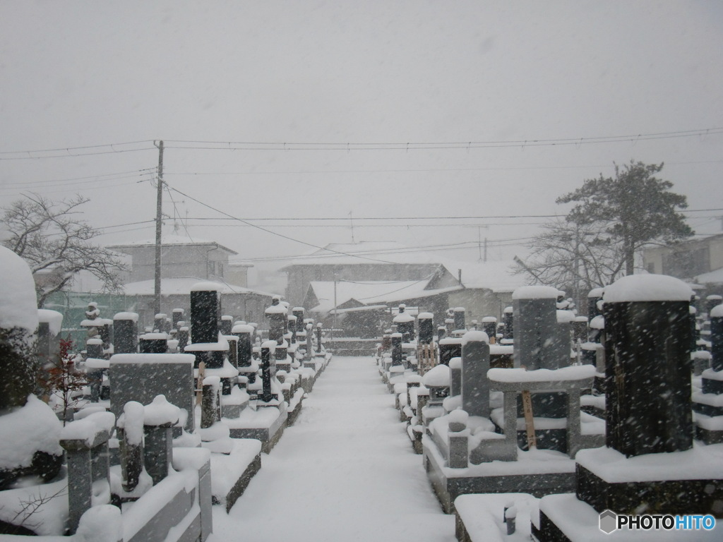 吹雪き