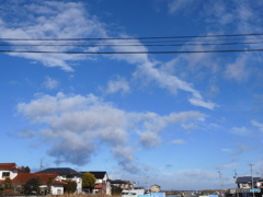 今日の雲