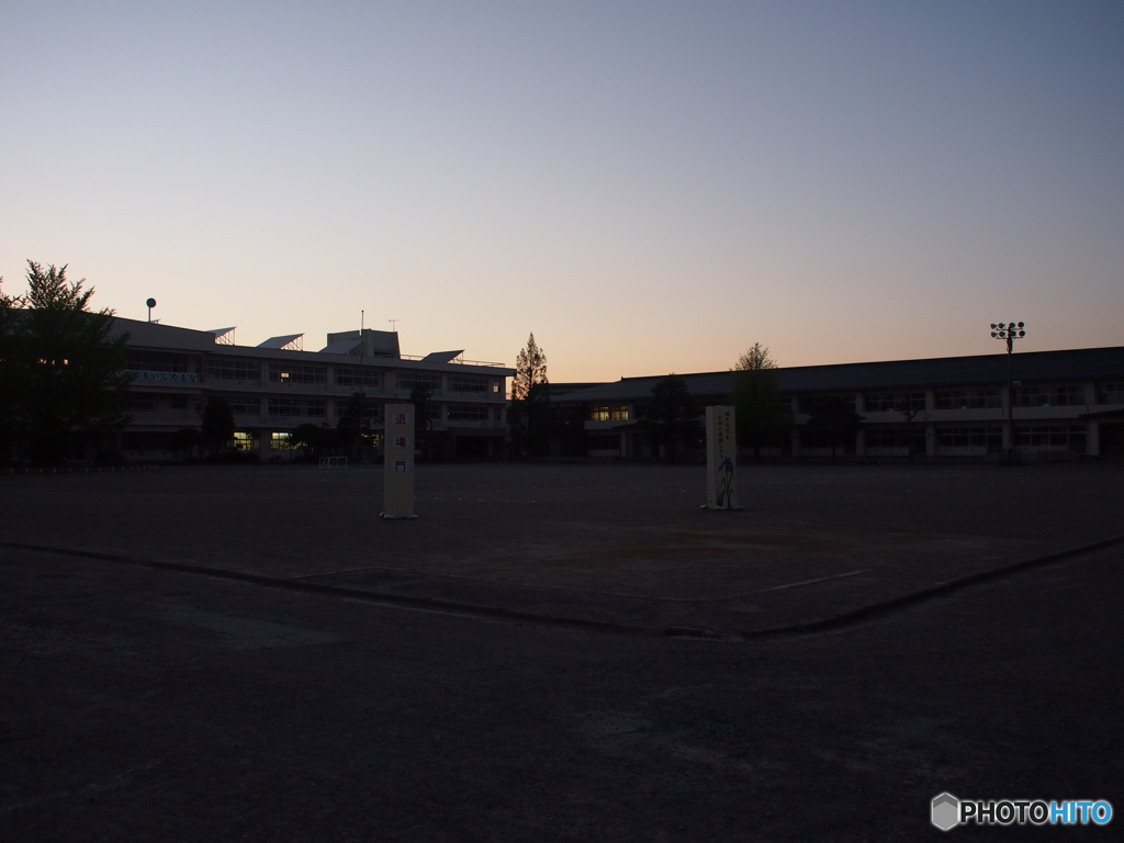 夕暮れ時