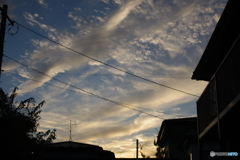 夕暮れの雲