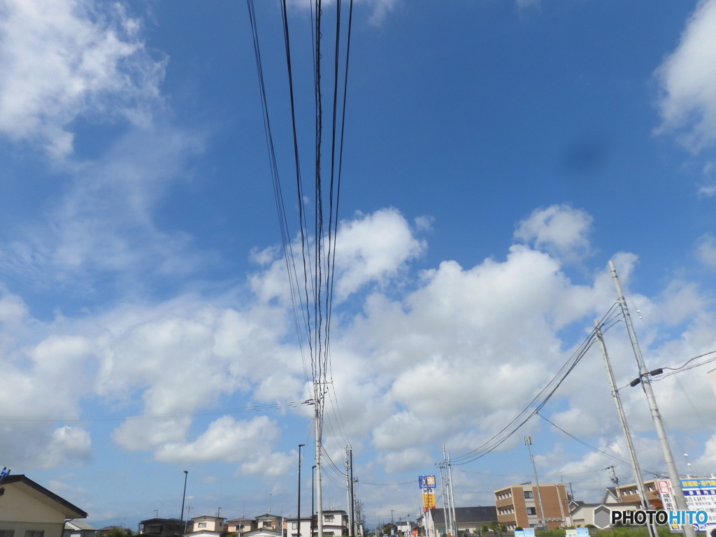 今日の空