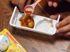 みたらしだんご作成中