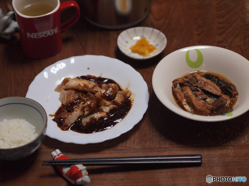夕食