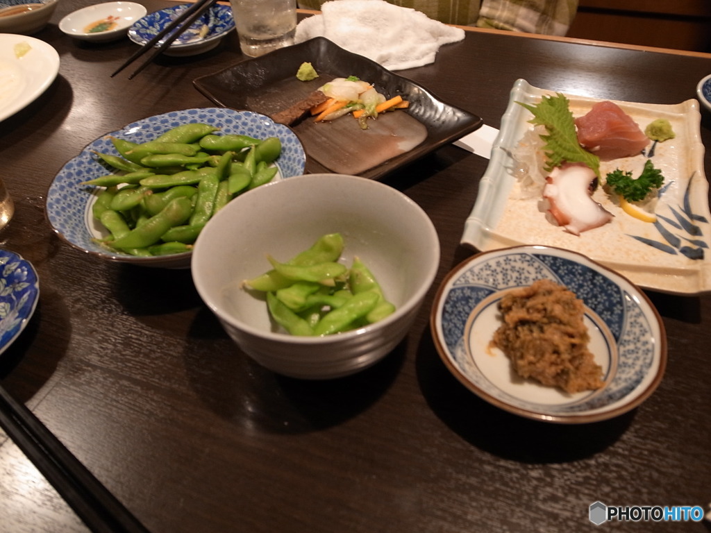 枝豆と南蛮味噌