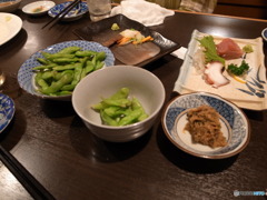 枝豆と南蛮味噌