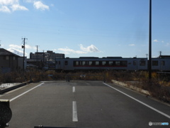 逆光の陸羽東線