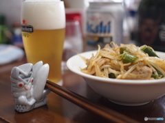 ジャンボにんにくの芽ともやし 豚肉の炒めもの ジャンボにんにくの芽ともやし 豚肉の炒めもの