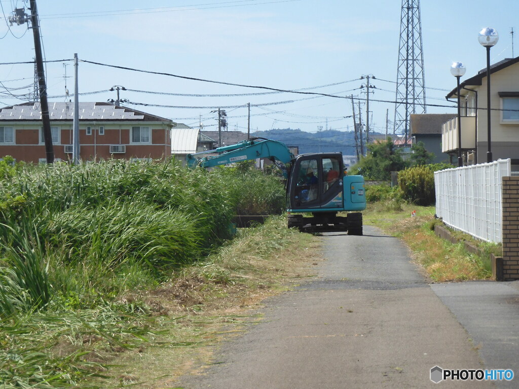 河川除草